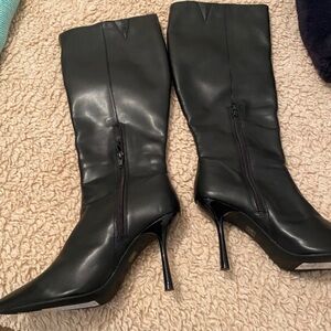 Marks & Spencer Black Stiletto Heeled Boots